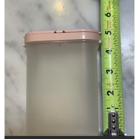 Vintage Retro Tupperware Modular Mates 4-Set 1970s Oval Spice Shakers Lidded - Picture 7 of 7